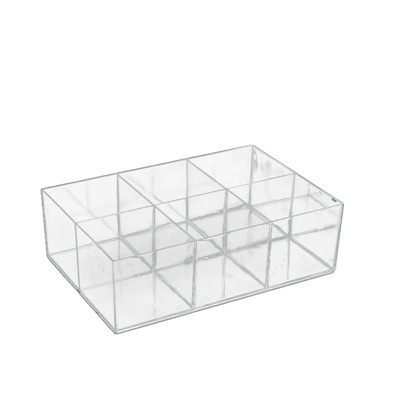 Factory Hot selling Cosmetic Jewelry Organizer Home Acrylic Case Clear Storage Case Lipstick Makeup Box
