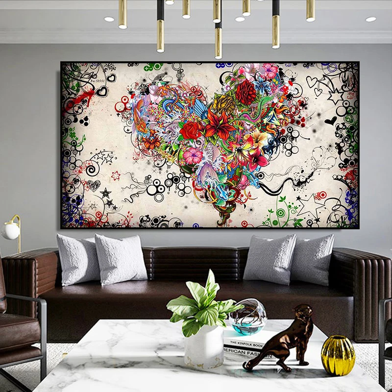 Modern Arts Canvas Painting Tattoo Nordic Wall Decor Prints Custom Size Pictures