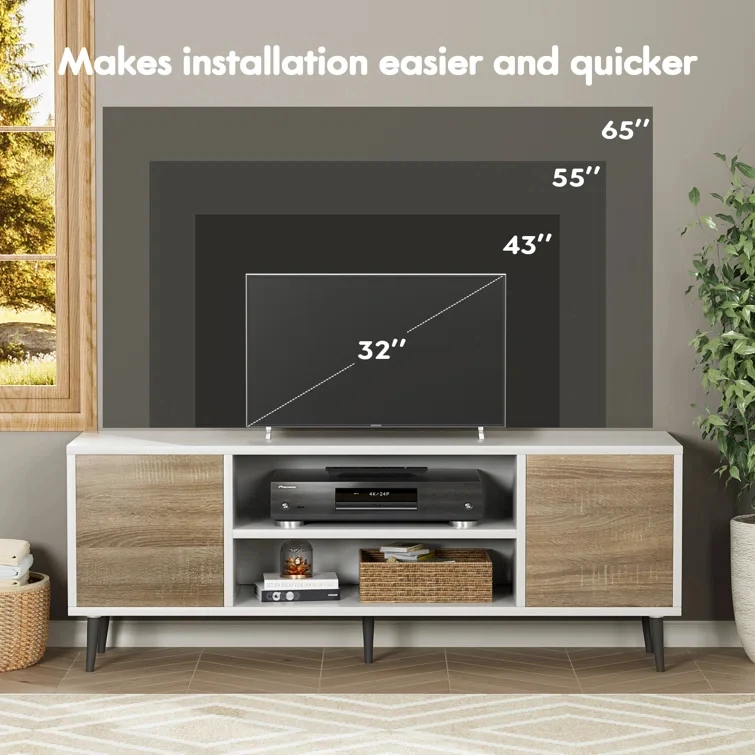 Manufacturer Supply Design Living Room Tv Cabinet Tv Stand Modern Cabinet Wood Display Cabinets
