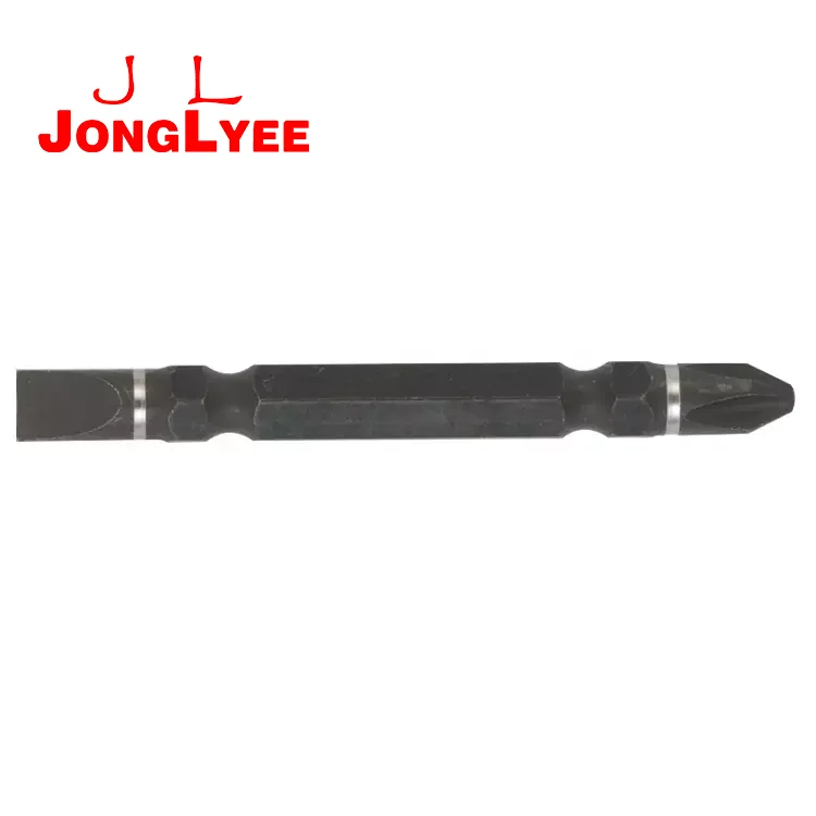 JONGLYEE S2 двухсторонняя Одиночная фосфатная черная поверхность отвертки биты 25 мм 50 65 длина пользовательский PH2 PZ2 SL6