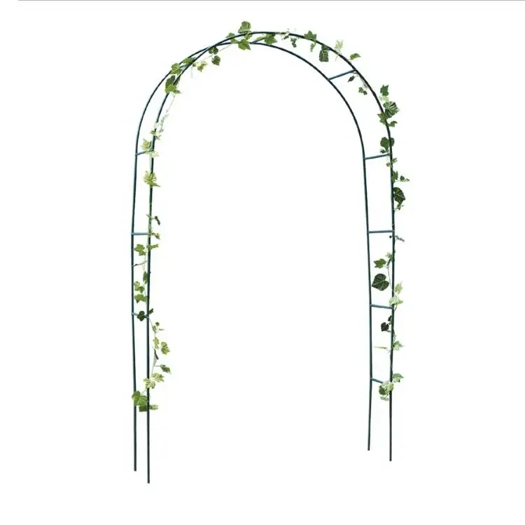 Outdoor Metal Self Assembly Wedding Arch Arbor Pergola Garden flower  climbing plants rose