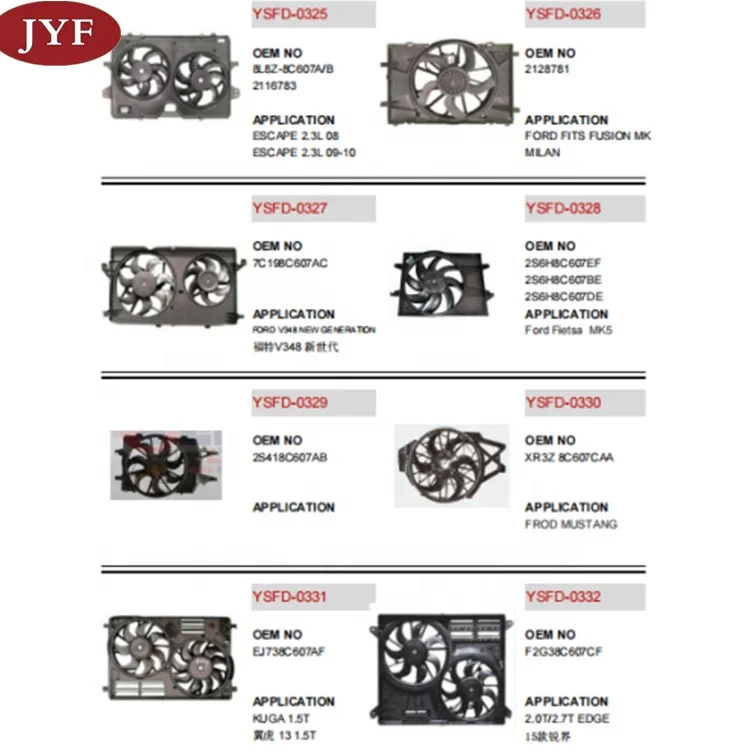 Kebo Automotive Parts Factory High Quality Car Radiator Cooling Fan for Hyundai Accent CRDI OEM 25380-1R350 253801R3000