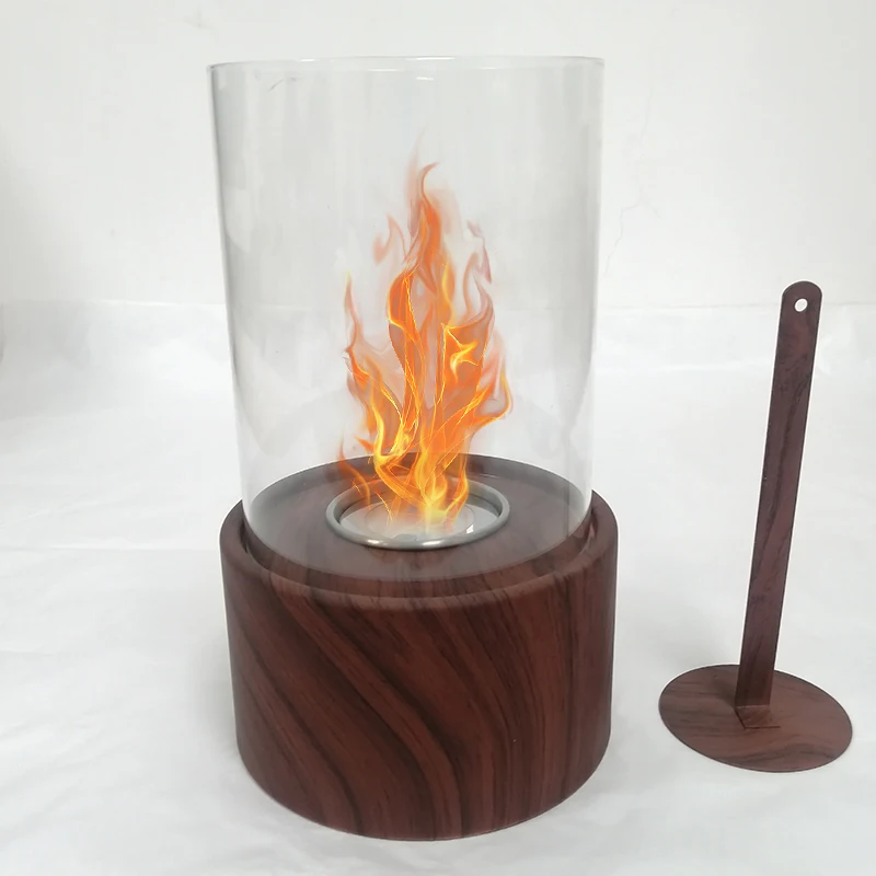Mini Tabletop Steel Fire Pit Outdoor Bio Ethanol Fireplace Portable Indoor Tabletop Patio Heater Fire Tabletop Fireplaces