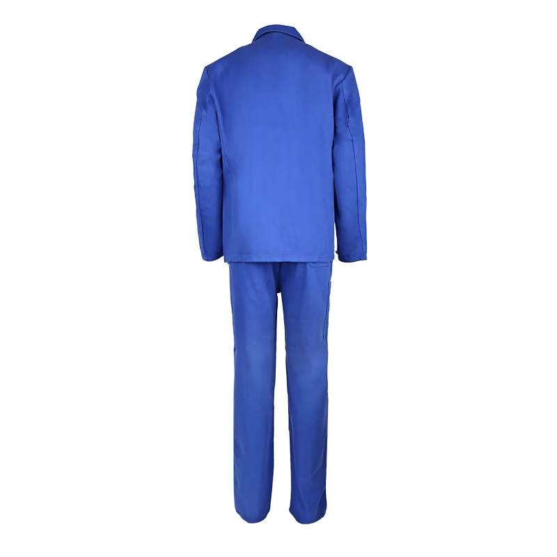 EN11612 Safety Jacket and pants  FR Clothing Flame Retardant Workwear with royal blue