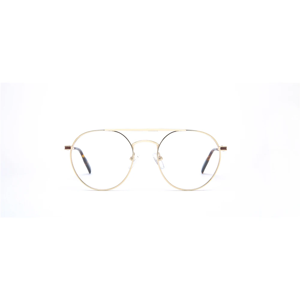 Солнцезащитные очки мужские и женские, модные большие квадратные золотистые очки-авиаторы из нержавеющей стали с зажимом для защиты от солнца