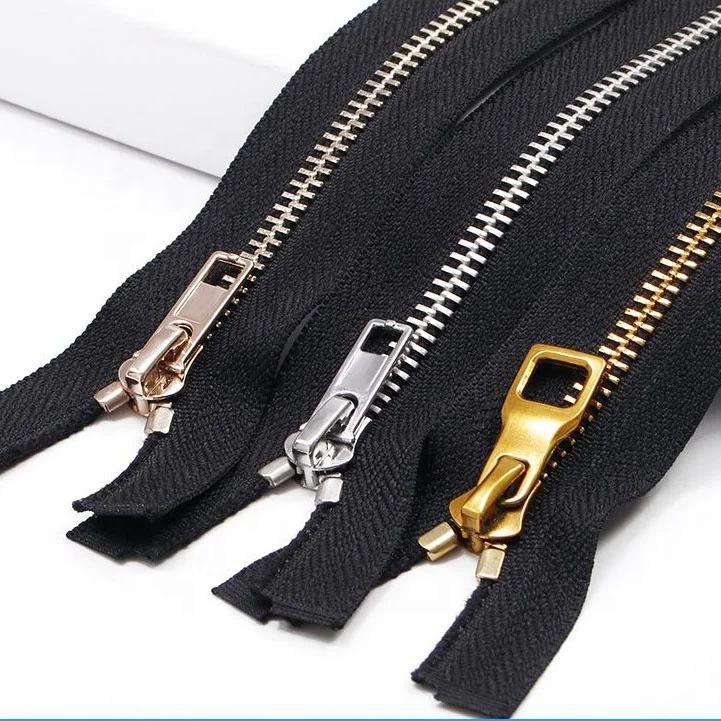 High Strength Low Price Titanium Alloy Y Teeth Zipper Custom Color #5 Titanium Metal Zipper