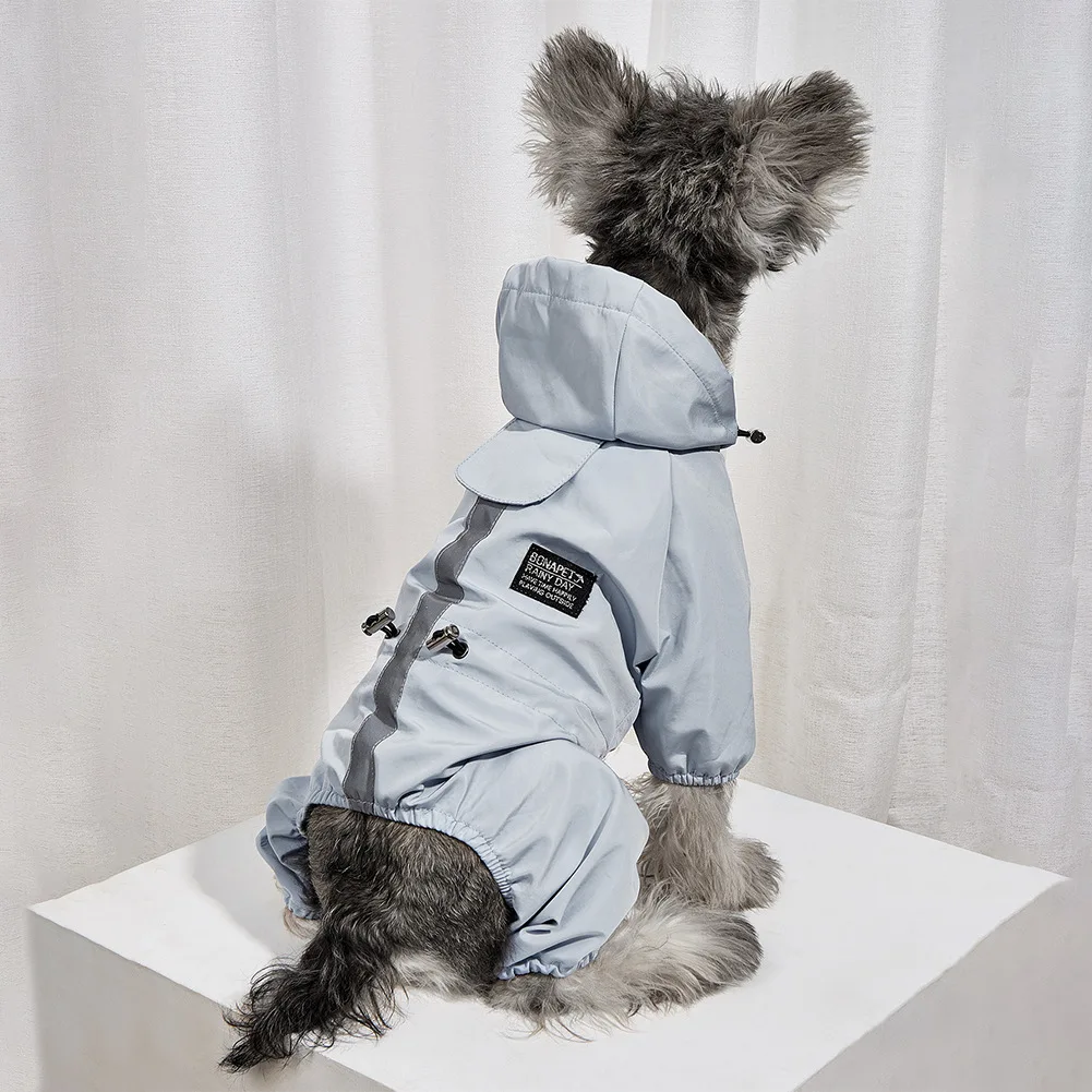 New Arrival Fashion Waterproof Reflective Cat Dog Clothes Outdoor Dog Rain Coat