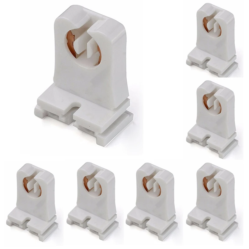 T8 Fluorescent Tube Light Lamp Socket Lampholder Non-Shunted Tombstone G13 LED Lamp holder
