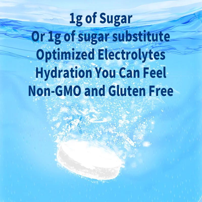 Greenpie Wholesale Sports hydrolyzes natural flavors Sugar Free Vitamin C Electrolyte effervescent tablets