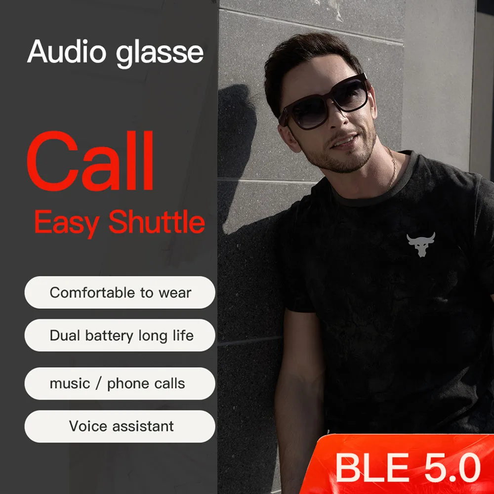 2021 New Arrival Wholesale Music Player Wireless Smart BT Stereo Audio Lady Glasses