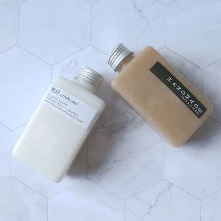 New Products Empty 38Mm Wide-Necked Plastic Bottles 250 Ml/Milk/Juice Bottles