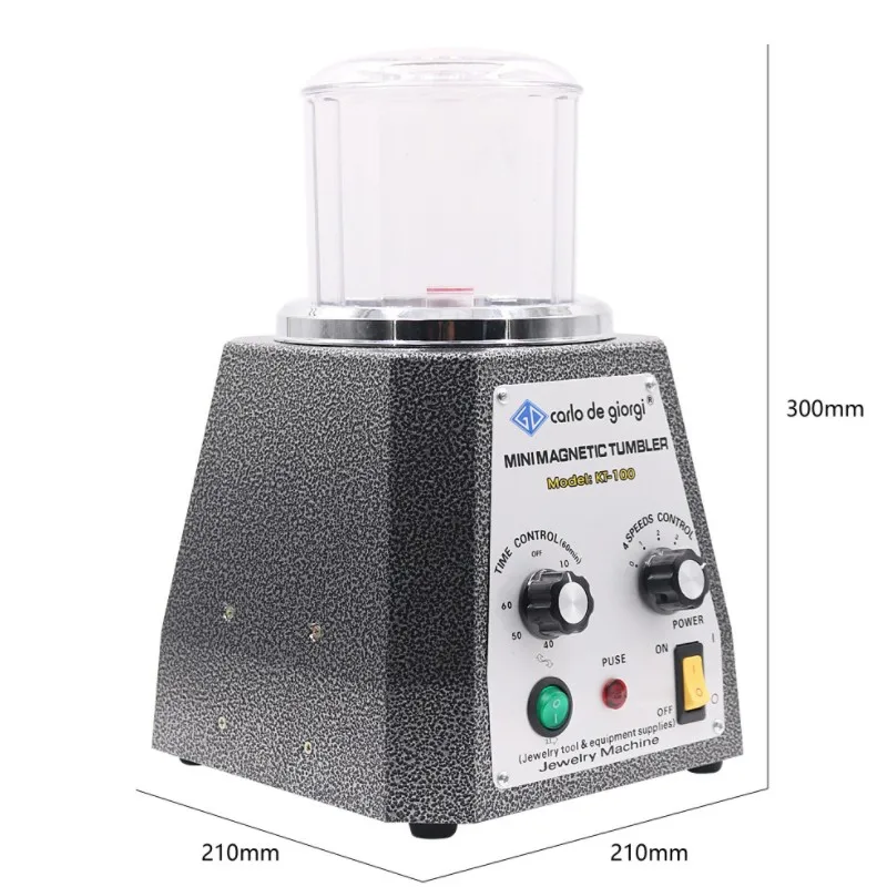 Hajet China Supply Jewelry Chains Rings Polishing Machine Mini Magnetic Tumbler