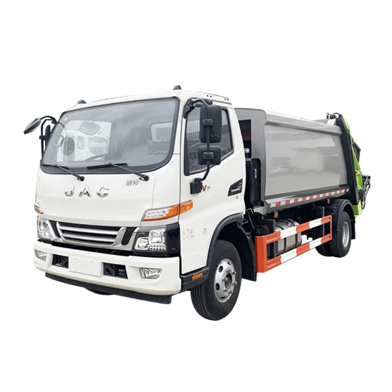 Компрессионный мусоровоз JAC V7 6 тонн 8 куб. М. компрессионный упаковщик Мусоровоз