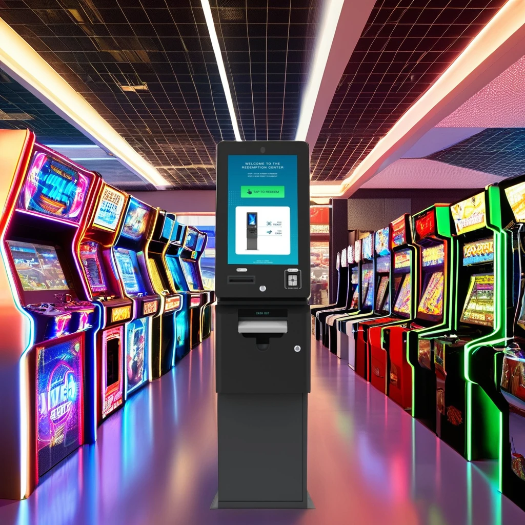 Ticket In Card Out redemption terminal banilla games TICO kiosk smart payout TICO system skill game cabinet
