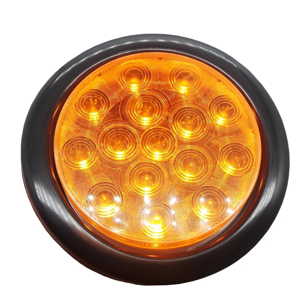 
4 inch round led turn signal indicator led tail lamp semi trailer 