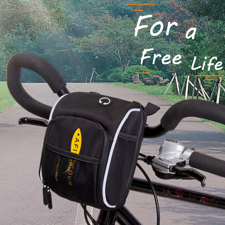 Custom 900D Oxford Road Waterproof Cycling Travel Bicycle Handle Bar Bag Mountain Front Bike Handlebar Bag