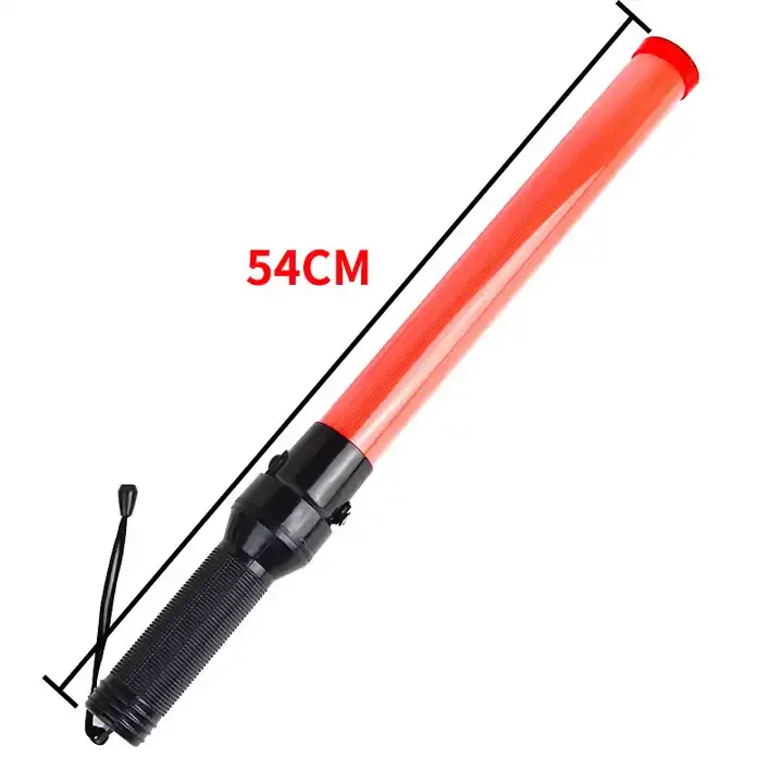 54cm Outdoor LED Rechargeable Flashing Traffic Baton For Road Safety