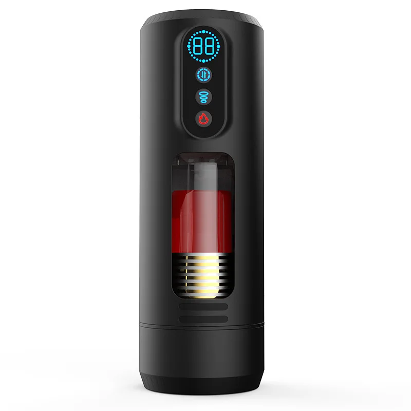 Sex Toys for Men Male Masturbators Penis Pump 9 Sucking & 9 Vibrating & Heating Modes LCD Display Pocket Pussy for Men