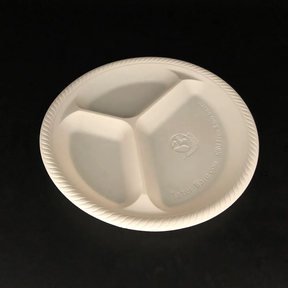 Corn starch disposable biodegradable dishes biodegradable compostable dishes wholesales factory