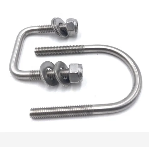 Din3570 Ubolt M10 U-образные болты металлические оцинкованные зажимы стальные плоские крепежные кованые нержавеющие Углеродные
