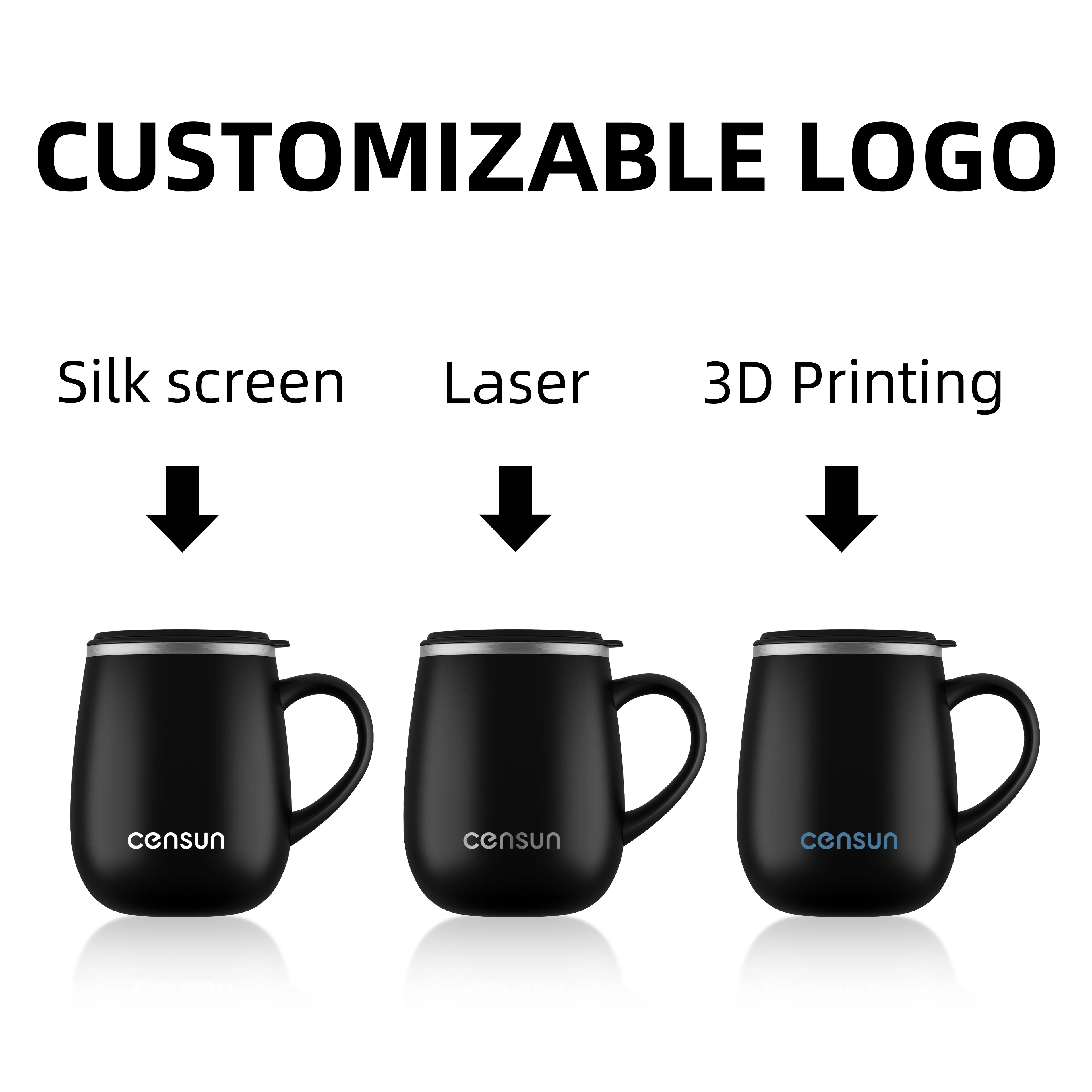 ANSHENG stainless steel double wall coffee mugs vacuum insulated tumbler