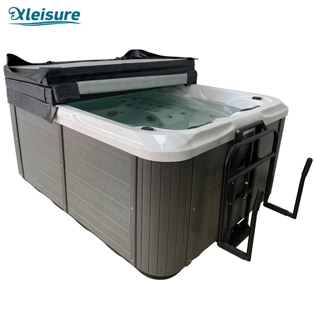 Hot-selling outdoor waterproof durable balboa whirlpool foam custom spa cover for hot tubs for massage spa in charcoal
