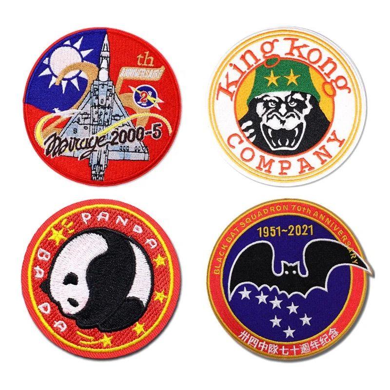 Patches Custom Embroidery EMS/Fire/Service Dog Patches Embroidered Badge Hook & Loop Emblem