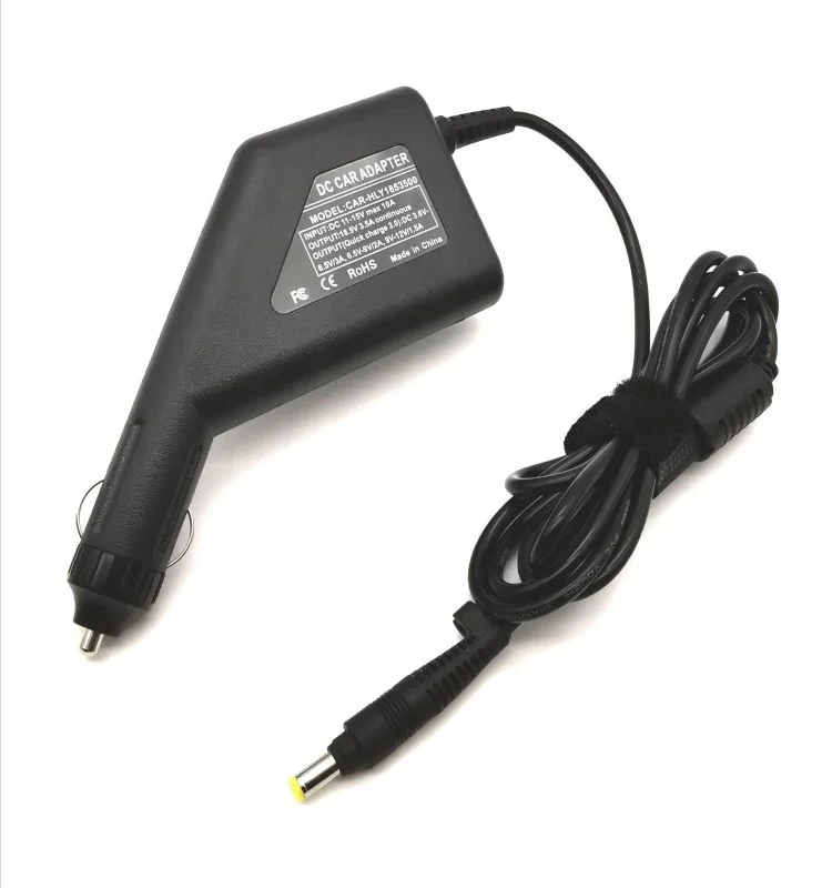 18,5 V 3.5A 65W с желтым Совет 4,8*1,7 мм ноутбук Автомобильное зарядное устройство для ноутбука Hp зарядки