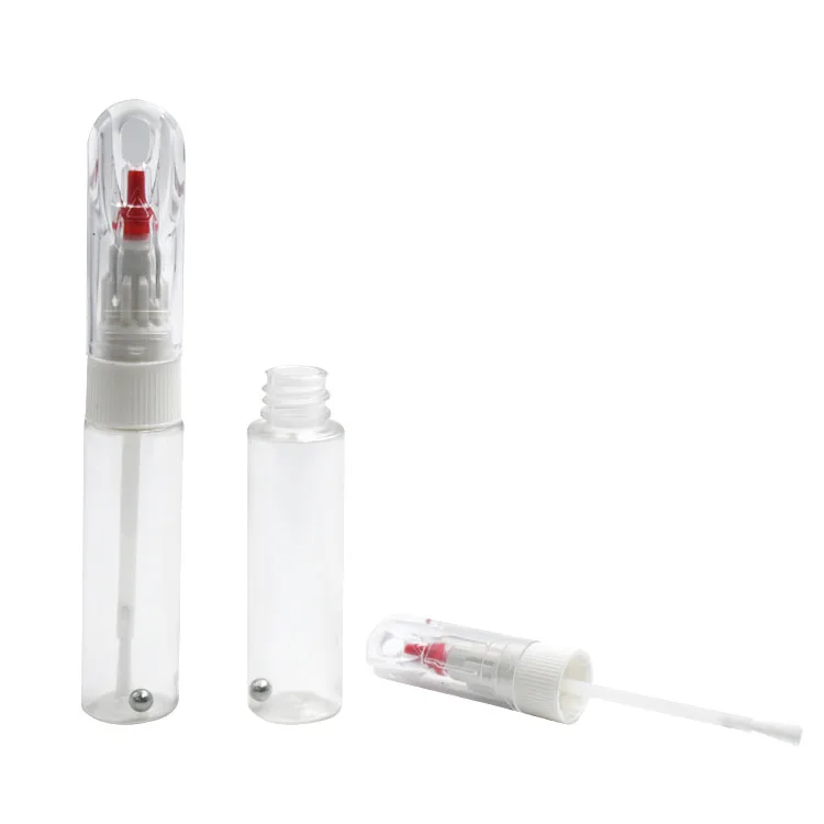 20ml transparent Nail polish bottle pet bottle touch up paint pen for cars touch up paint bottle