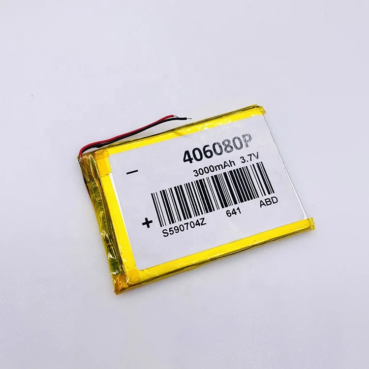 Rechargeable 1000 Mah Lithium Polymer 406080 3.7V 3000mah Lipo Battery PCB Circuit Power 500Times