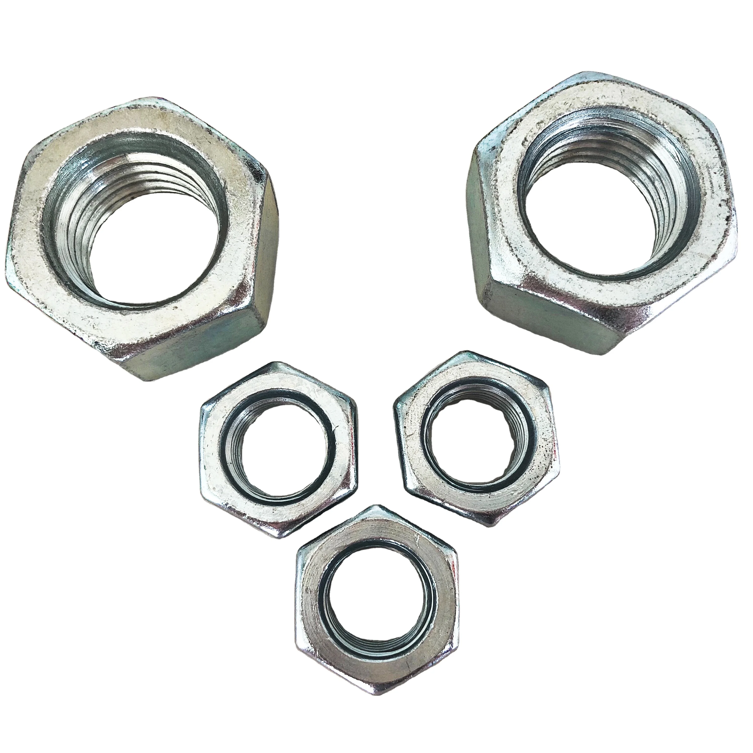 DIN EN ISO 4032 hex nut 4.8 grade galvanized