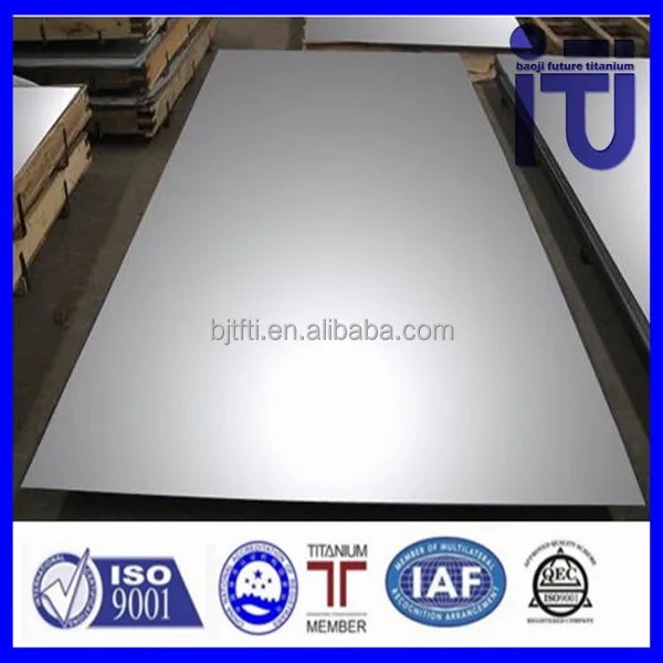 Индивидуальные Титановые листы ASTM F136 Gr5 медицинская титановая пластина