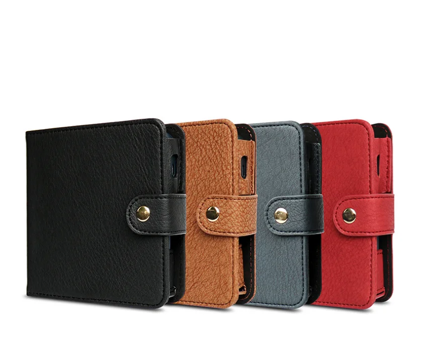 popular wallet cover PU leather case for use with IQOS