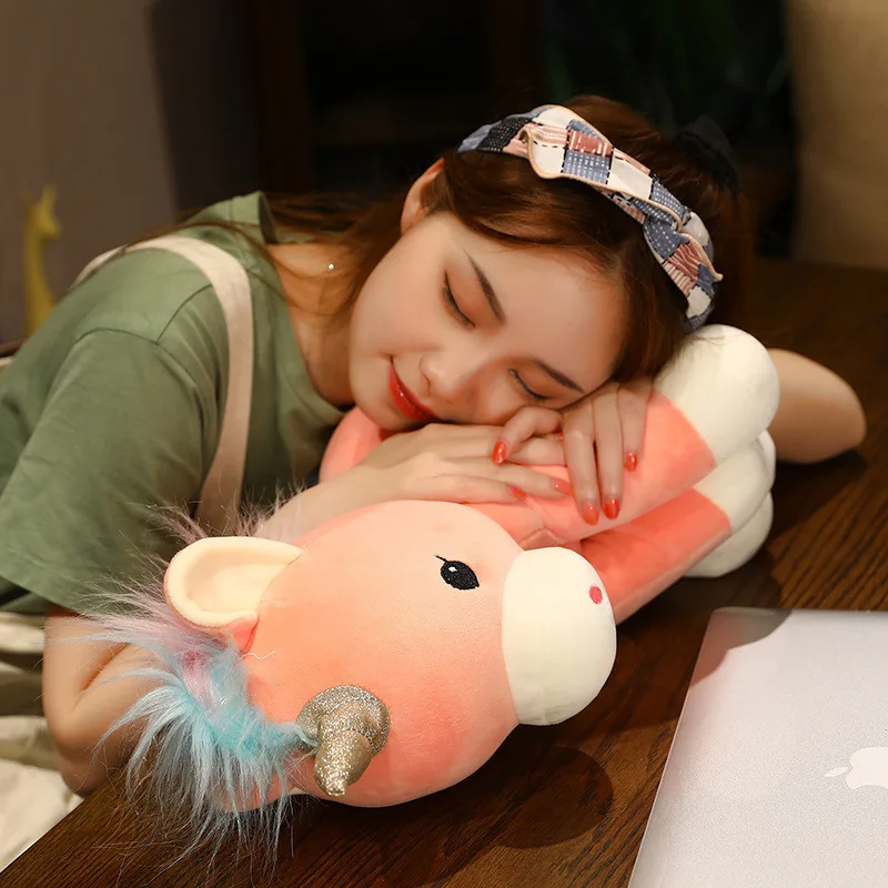 Хит продаж милая мультяшная Мягкая кукла Единорог радуга ангел пони мягкая плюшевая игрушка