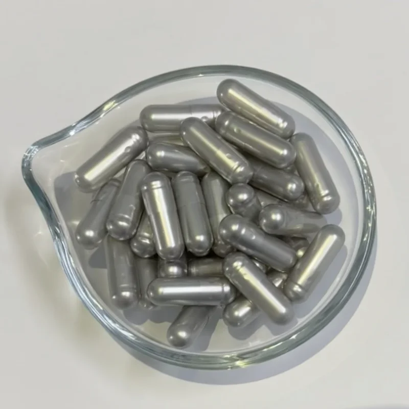 Size 00 0 Factory Herbal Medical Outlet Pearl Copper Empty Hard Capsules Vegetable Shells