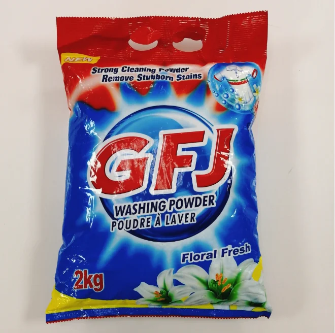 GFJ  High-performing Soap Powder Laundry Detergent Powder for Family Use to Africa Market