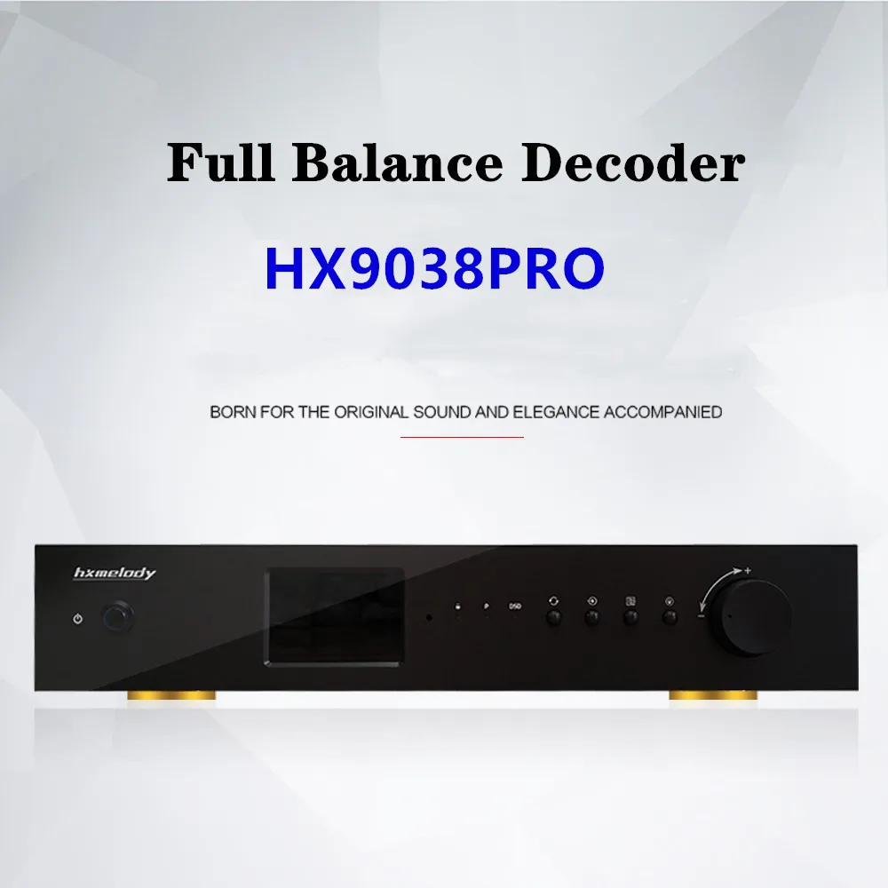  Полностью сбалансированный декодер Hxmelody HX9038Pro/аппаратное декодирование DSD1024 / PCM768K/femtosecond/USB