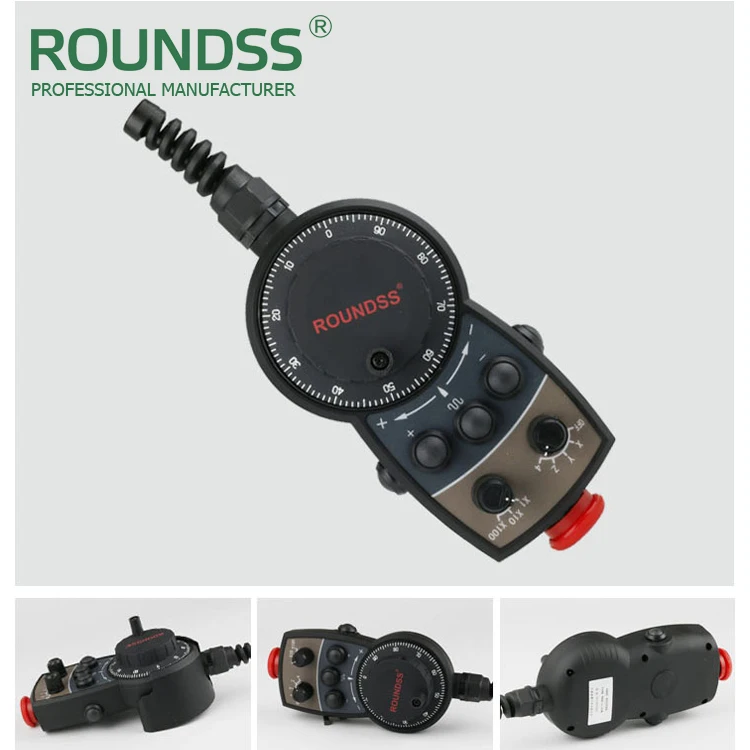 Roundss Handwheel CNC MPG Pendant For Siemens System