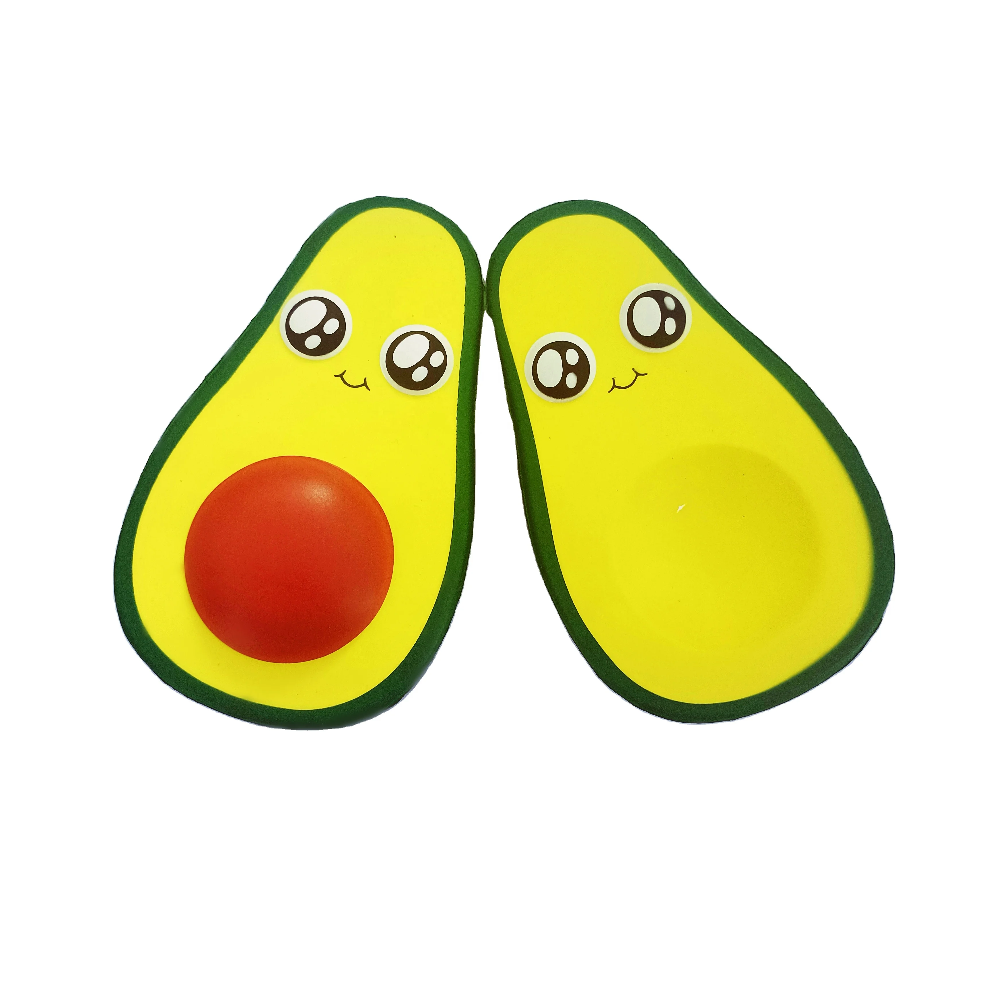 New 13cm squishy toys avocado PU simulation avocado fruit pendant slowly rising adult squishies decompression toy kids squeezing