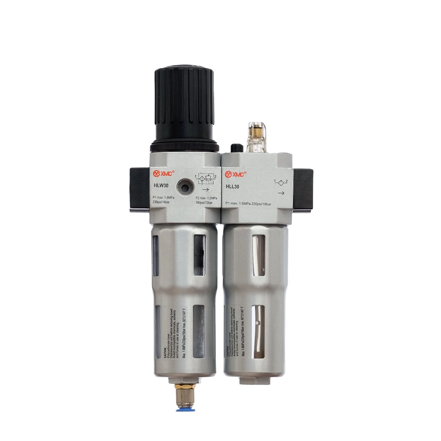 XMC HLC30A-03 G3/8' pneumatic parts service units FRC model metal design compressed air compressor filter regulator lubricator