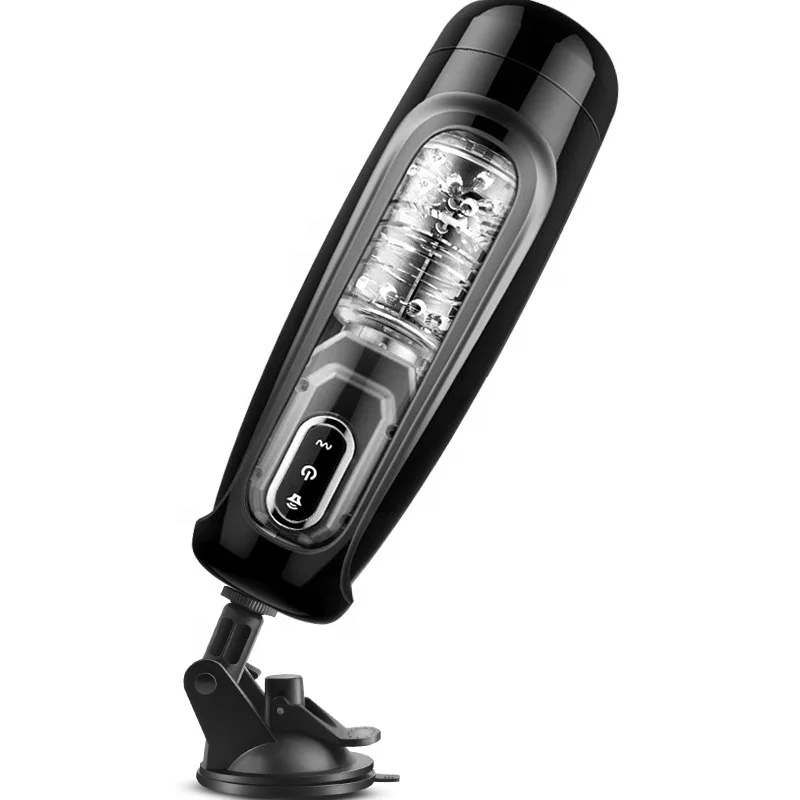 Hot Sale Sex Toy Pussy Massager Thrusting  Male Cup Rotating  Masturbator Cup Male Sex Toy for Men Black Waterproof