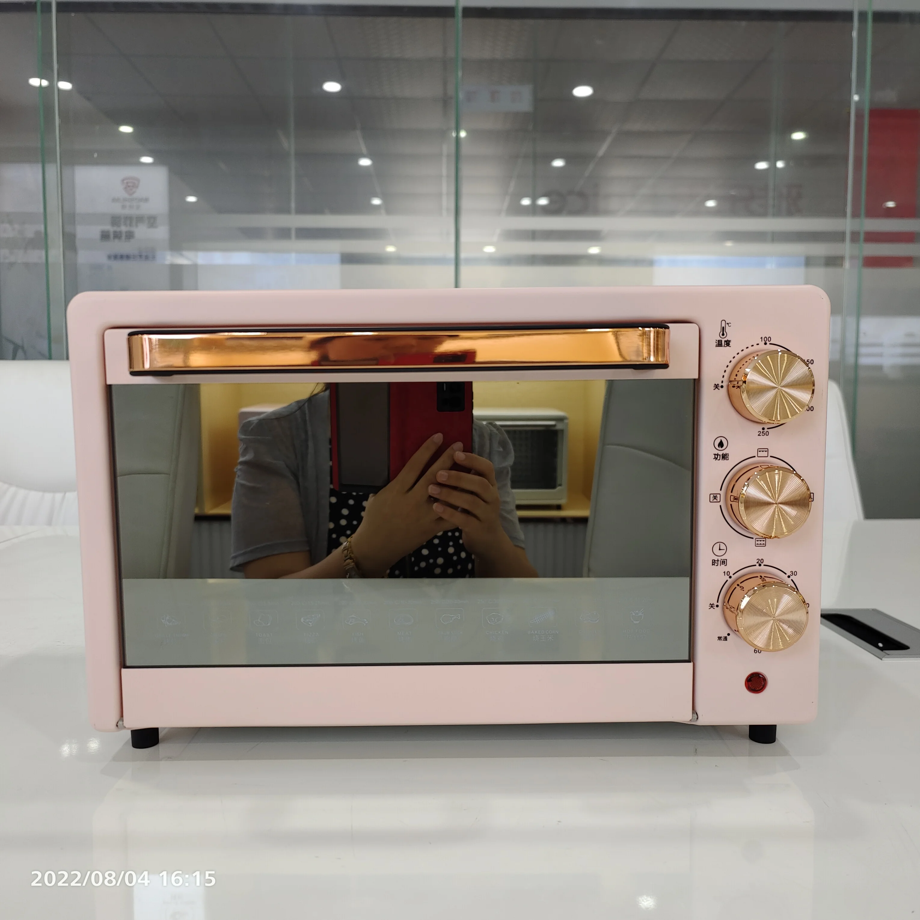 Прямая Продажа с фабрики 20L зеркальная художественная электрическая духовка