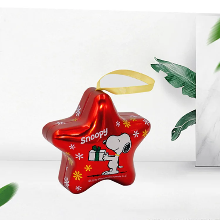 2021 Hot Sale Cheap Gift Tin christmas decoration supplies hanging on christmas Tree Pendant For Christmas Decoration Box Custom