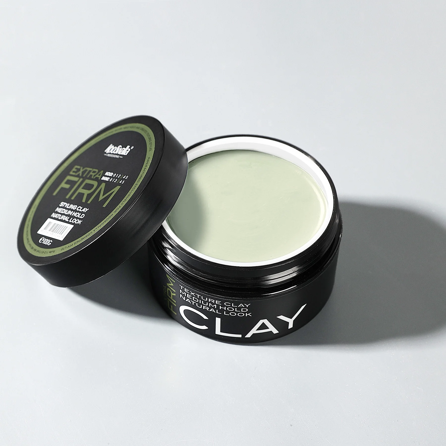 Private Label Medium Hold Zero Shine Matte Finish Hair Clay Add Volume And Texture