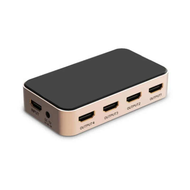 4K 60Hz HDMI splitter 1 in 4 Out HDCP2.2 18G Splitter Duplicator AV Audio Video Splitter