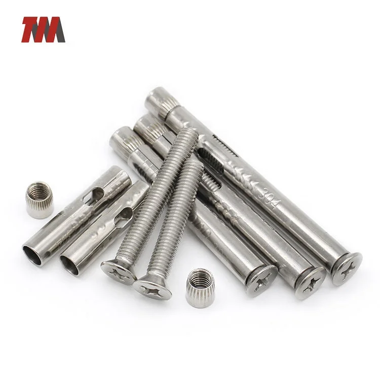 Screws factory Concrete Screw High Strength Sleeve Expansion Anchor Bolt With Washer And Hex Nut Expansion Anchor Bolts