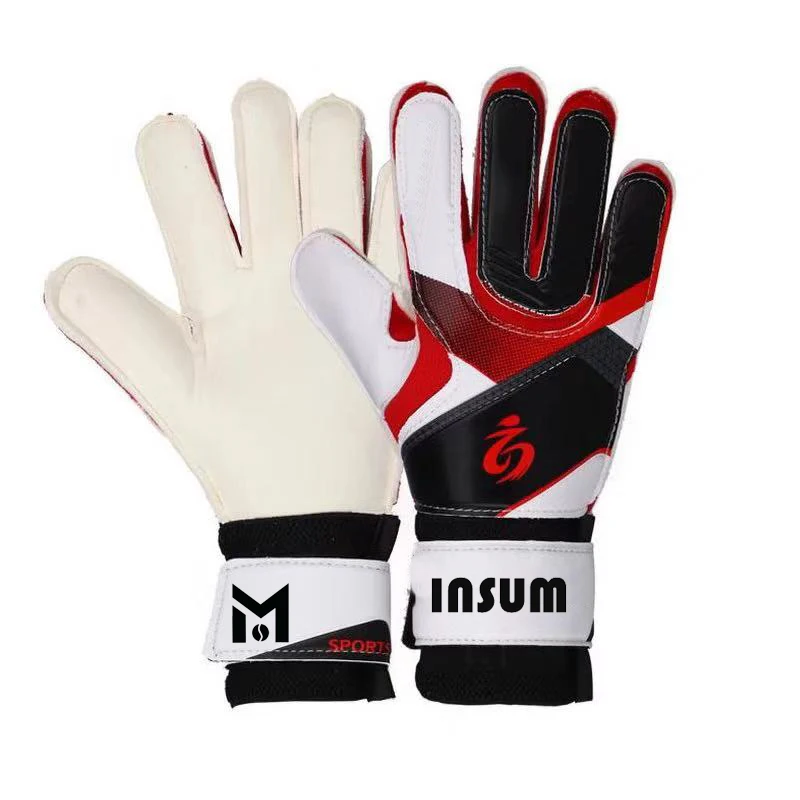 
China OEM Custom Professional Thick Green Goalkeeper Gloves with Finger Protection for Football Latex Goalkeeper Glove 