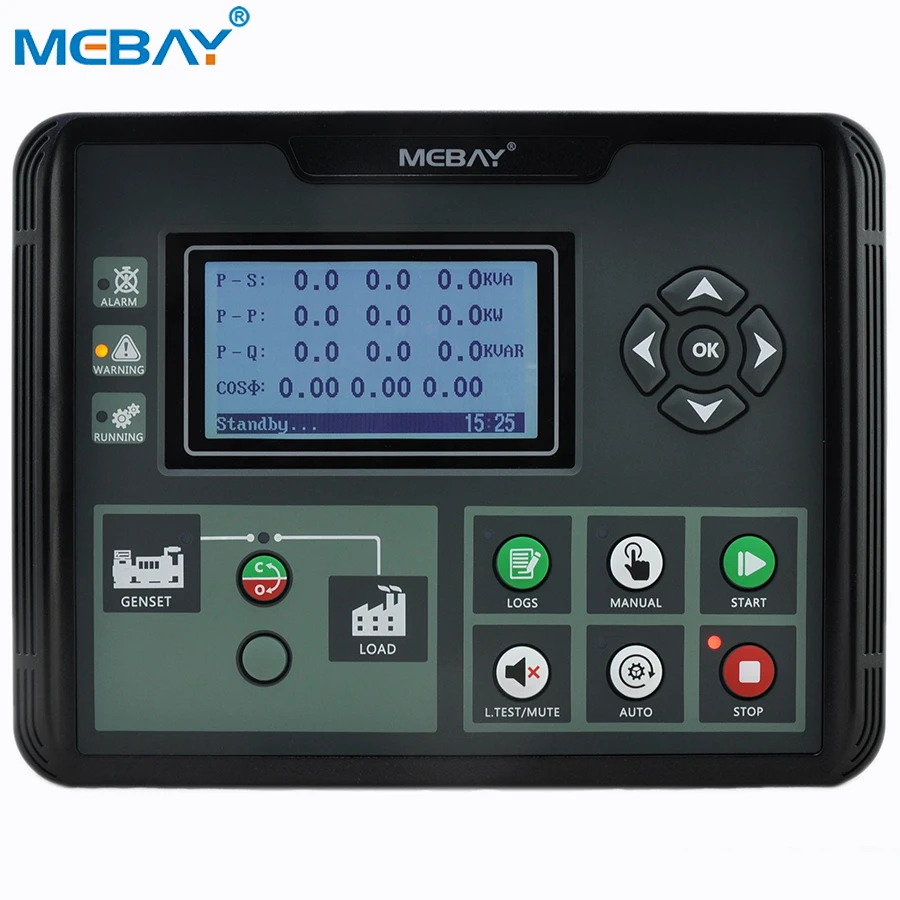 Высококачественный контроллер дизельной генераторной установки Mebay DC50C используемый для генератора двигателя EFI порт