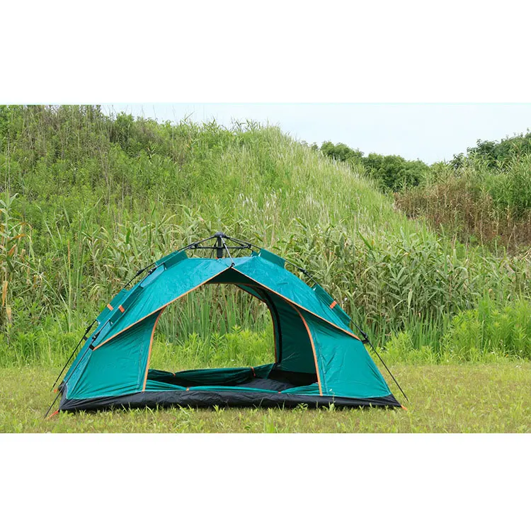 Палатка туристическая Автоматическая на 3-4 человек утолщенная водонепроницаемая двойная одноместная