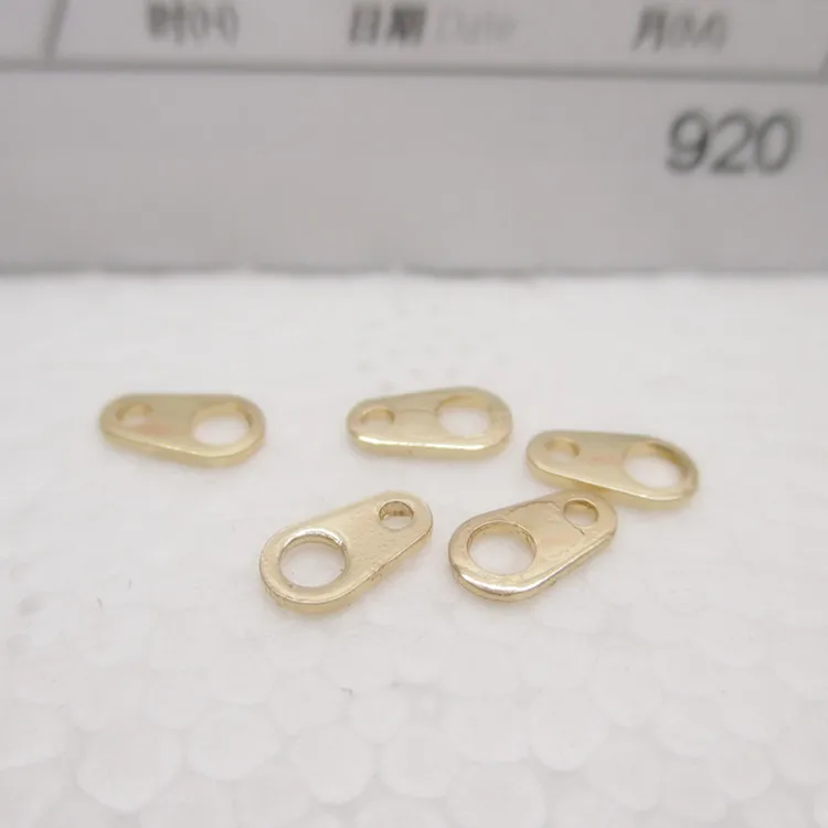 NANA high quality 24k gold filled 6x3.5mm connector chsips findings for jewelry